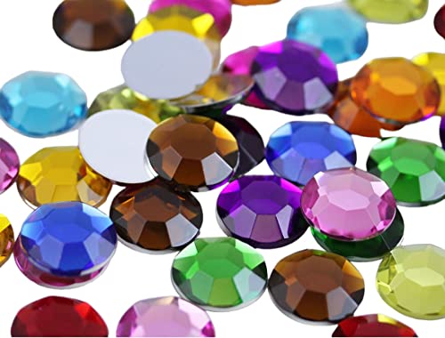 Allstarco Acryl-Strasssteine mit flacher Rückseite, 20 mm, sortiert, 12 Farben, Cosplay, Kunststoff, Edelsteine, Verzierungen, Schmuckherstellung, Basteln, Scrapbooking, Kostüm, Schmuck – 60 Stück Allstarco Acryl-Strasssteine mit flacher Rückseite, 20 mm, sortiert, 12 Farben, Cosplay, Kunststoff, Edelsteine, Verzierungen, Schmuckherstellung, Basteln, Scrapbooking, Kostüm, Schmuck – 60 Stück von Allstarco
