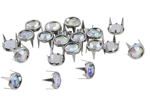Bedazzler AB-Ersatzminen für Bedazzler, 5 mm, Strasssteine, voreingestellt, Gemagic-Nieten, Nagelköpfe in Felgen für Kleidungsverzierungen, Lederarbeiten, Basteln, Dekorieren von Schuhen, Gürteln, von Allstarco
