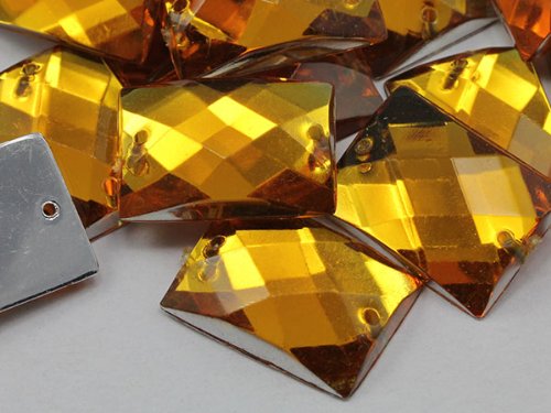KraftGenius rechteckig, 25 x 18 mm Flache Rückseite Sew auf Perlen für Das Handwerk – 18 Stück Topaz CH16 KraftGenius rechteckig, 25 x 18 mm Flache Rückseite Sew auf Perlen für Das Handwerk – 18 Stück Topaz CH16 von Allstarco