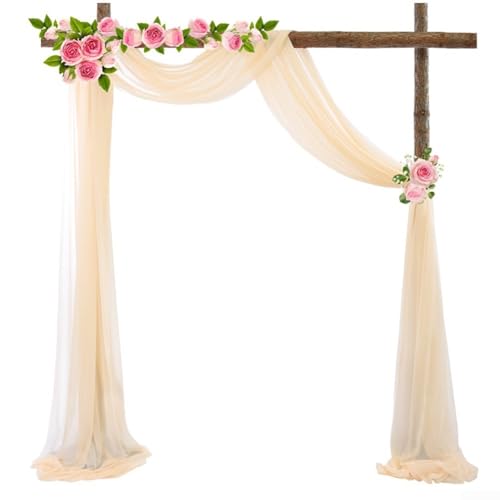Eleganter Chiffon-Drapierstoff für Hochzeiten, Partys und andere Feiern, 6 m Eleganter Chiffon-Drapierstoff für Hochzeiten, Partys und andere Feiern, 6 m von Allthingstore