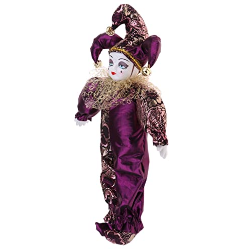 AlluraPet 30,5 cm große Porzellan-Dreieck-Puppe mit Kleidung – Segen Eros Stehfigur – handbemalter Clown für Sammlungen und Dekoration von AlluraPet