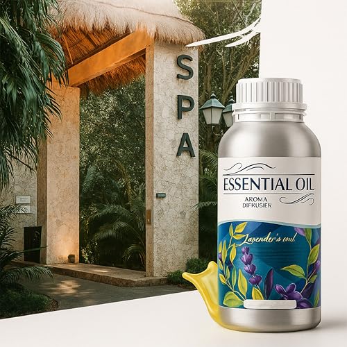 ALMA® Ätherische Öle Shangri-La 500 mL - Wilder Potpourri- & Moschusduft - Duftöl für Diffuser mit Jasmin & Lorbeer - Aromatherapie Öl Nachfüllung - Ätherische Öle Naturrein für Luxus Ambiente von Alma