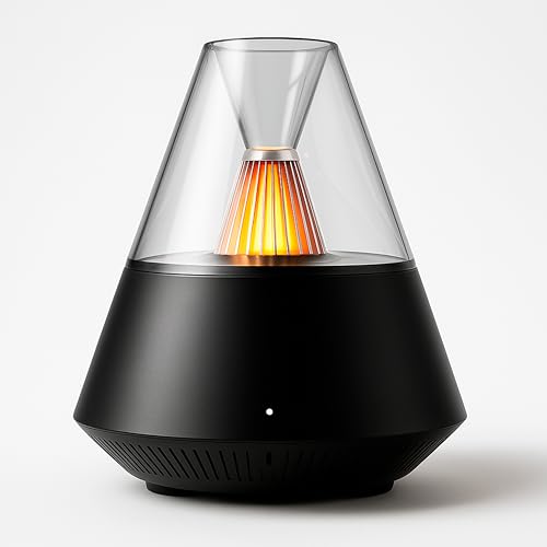 ALMA® Aroma-Diffusor – Duftöl Ultraschall-Raumbefeuchter für Ätherische Öle mit LED-Licht – Intelligente Aromatherapie, Leise Verwendbarkeit, 16h Dauerbetrieb, Inkl. Fernbedienung von Alma