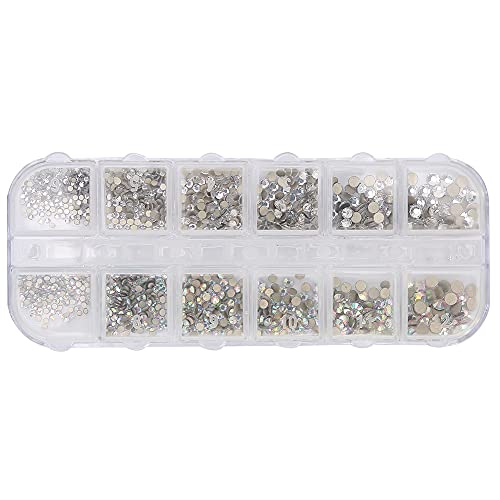 Nagelkunst Kristall Strasssteine ​​Buntes Glasdekoration DIY Accessoire für Maniküre (Strass 1##) von Almeigrity