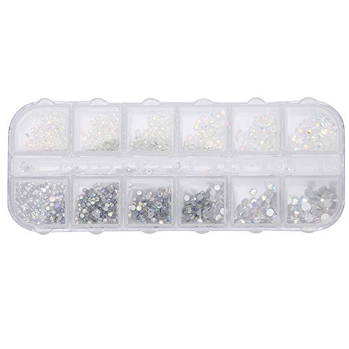 Nagelkunst Kristall Strasssteine ​​Buntes Glasdekoration DIY Accessoire für Maniküre (Strass 2##) von Almeigrity