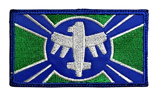 Aufnäher, Motiv: Sternenschiff Troopers, Bundesflagge, lustig, taktische Morale, bestickt, Hakenverschluss von Almost SGT