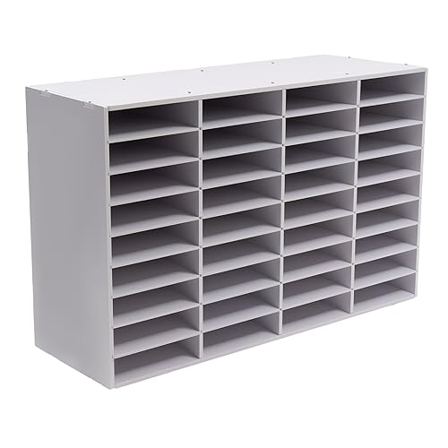 36 Fächer Dokumentenablage Büro Literature Organizer Ablagesystem Büro Ablage Dokumentenablage Fächer Literatur Organizer Verstellbar Akten Sortierer für Home Office School 100 * 30 * 61cm (Weiß) 36 Fächer Dokumentenablage Büro Literature Organizer Ablagesystem Büro Ablage Dokumentenablage Fächer Literatur Organizer Verstellbar Akten Sortierer für Home Office School 100 * 30 * 61cm (Weiß) von Alnemy