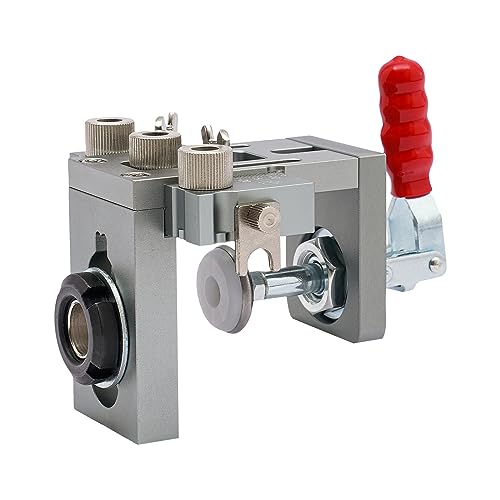 Bohrschablone Dübelvorrichtung 3In1,Bohrmaschine,5/8/10MM Dübelhilfe Schnelldübler Super Bohrschablone,Alu-Alloy Dübellehre Führung Kit Lochgröße auf Holz Zentriert,Schweißen, Positionieren, Stanzen Bohrschablone Dübelvorrichtung 3In1,Bohrmaschine,5/8/10MM Dübelhilfe Schnelldübler Super Bohrschablone,Alu-Alloy Dübellehre Führung Kit Lochgröße auf Holz Zentriert,Schweißen, Positionieren, Stanzen von Alnemy