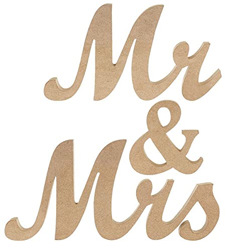Alnicov Holzbuchstaben im Vintage-Stil, Aufschrift "Mr & Mrs", Holzbuchstaben für Hochzeit, Foto-Requisiten, Party-Banner, Dekoration, Hochzeitsgeschenk Alnicov Holzbuchstaben im Vintage-Stil, Aufschrift "Mr & Mrs", Holzbuchstaben für Hochzeit, Foto-Requisiten, Party-Banner, Dekoration, Hochzeitsgeschenk von Alnicov