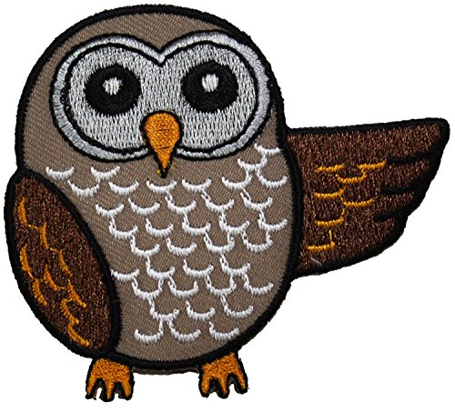 Eule Owl Aufnäher Flicken Bügelbild Aufbügler Patch Rockabilly Stick Tattoo, C1006 von Aloha-Beachwear