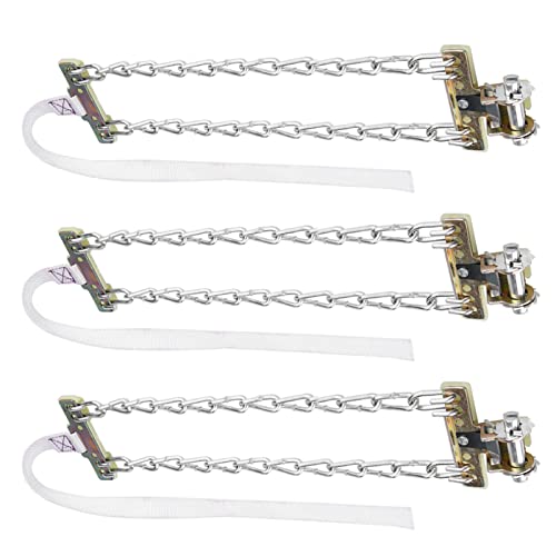 Alomejor Antiskid Snow Tire -Kette Winter -Sicherheitsreifengürtel für Autowagen SUV, Manganstahl Clamp/Holder Tire Kette für Snow Road Notfall (L) von Alomejor