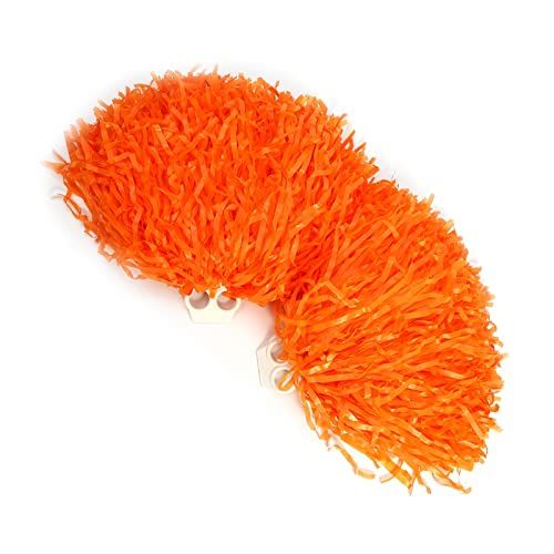 Alomejor Cheerleading Pom Poms Cheerleader Pompons für Balltanz Abendkleid Party Sport(Orange) Tanzen von Alomejor