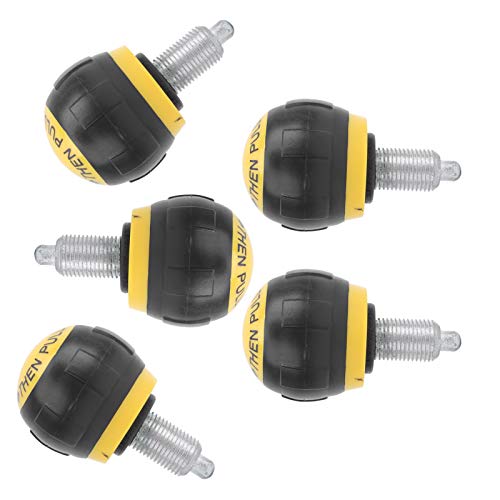 Alomejor Fitness Pop Pull Pin Übung Ausrüstung Pull Pin mit Synthetischer Kartongriff für Übungsräder Stärke Ausrüstung (Schwarz Gelb) von Alomejor