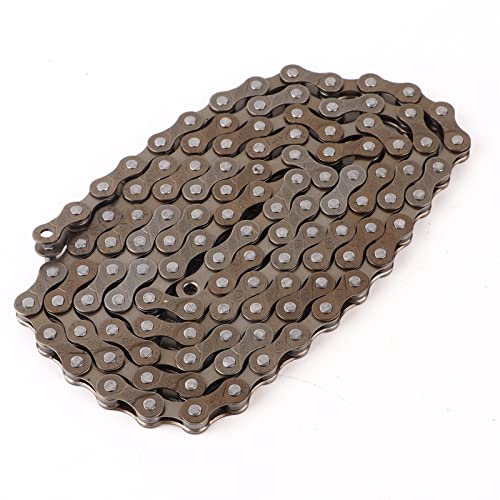 Alomejor Kette von Mountainbycle Maeilleur 116 High -Feed High -Feed Kettenkettenglieder Zum Austausch, Geeignet für das Fahren Im Freien Geeignet (BROWN) von Alomejor