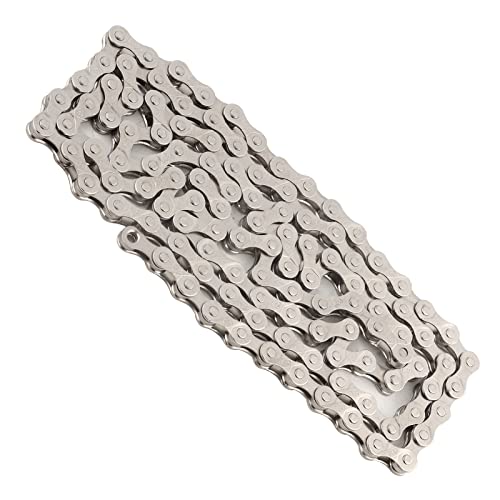 Alomejor Kette von Mountainbycle Maeilleur 116 High -Feed High -Feed Kettenkettenglieder Zum Austausch, Geeignet für das Fahren Im Freien Geeignet (SILVER) von Alomejor
