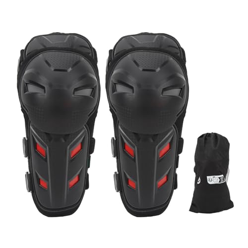Alomejor Motorrad-Ellbogenschützer, Schützender Ellenbogenschutz mit Verstellbaren Trägern, Schlagfeste, Atmungsaktive Ellenbogenstütze, für Motorräder von Alomejor