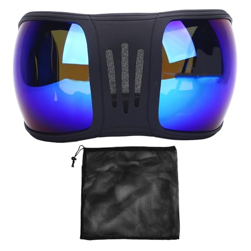 Alomejor Rennbrille für Pferde, Schutzbrille mit Verstellbarem Riemen und Schwammpolsterung für das Reittraining (BLUE) von Alomejor