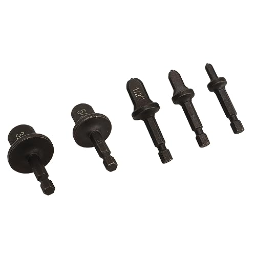 Alomejor Schwaches Werkzeugbohrer -Bit -Set Premium Metallmaterial für eine Effiziente Rohrverlängerung, Geeignet für die Wartung von Kühlgeräten von Alomejor