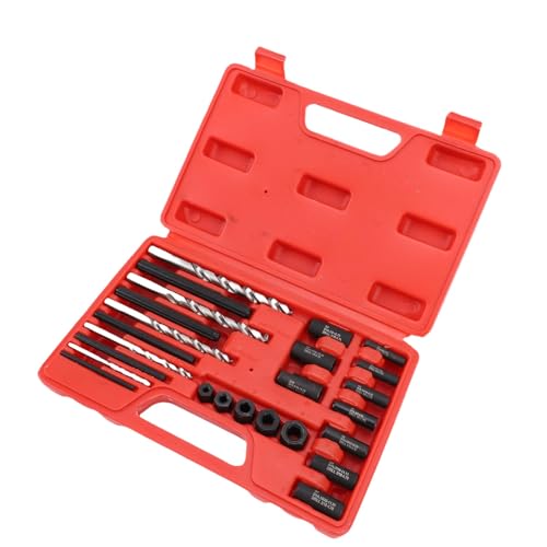 Alomejor Set von Beschädigten Schrauben mit Einfacher Härtestahl Außerhalb des Börsenschrauben-/Befestigungs -Extraktor -Kits mit Percs und Lagerhäusern, Präzisionsgewinn Alomejor Set von Beschädigten Schrauben mit Einfacher Härtestahl Außerhalb des Börsenschrauben-/Befestigungs -Extraktor -Kits mit Percs und Lagerhäusern, Präzisionsgewinn von Alomejor