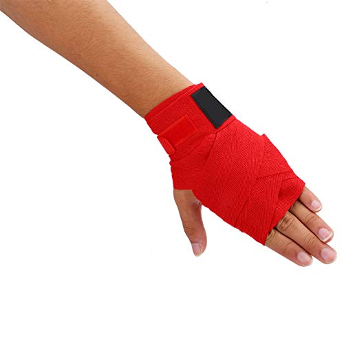 Alomejor Sport Handwraps Box Wraps Boxing Bandage Wrist Straps für Taekwondo Muay Thai(rot) Boxen von Alomejor