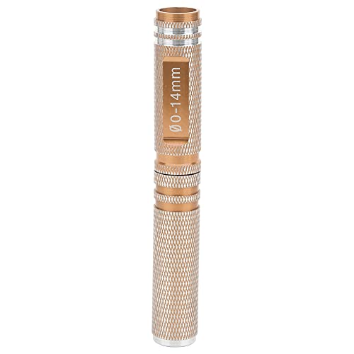 Open-Loch der RC-Autosschale in Edelstahl für das HSP-Modell, Puncher Universal Loch für das Fernbedienungsauto, 0-14 Mm Durchmesser, Grüne/Silberne/Goldene Farboptionen (GOLD) von Alomejor