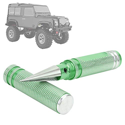 Open-Loch der RC-Autosschale in Edelstahl für das HSP-Modell, Puncher Universal Loch für das Fernbedienungsauto, 0-14 Mm Durchmesser, Grüne/Silberne/Goldene Farboptionen (GREEN) von Alomejor