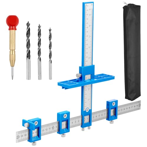 Kabinett Hardware Jig schließt Kabinett Griff Jig Auto Loch Punch und Bohrer für die Installation Griffe Knöpfe Pulls auf Schubladen oder Türen ein von Alongen