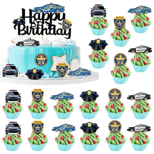 Alovez 25 Stück Polizei Cupcake Topper Polizei Tortendeko Polizei Geburtstagsparty Deko Polizei Polizeiauto Happy Birthday Kuchendekoration Polizei Kindergeburtstag Deko Alovez 25 Stück Polizei Cupcake Topper Polizei Tortendeko Polizei Geburtstagsparty Deko Polizei Polizeiauto Happy Birthday Kuchendekoration Polizei Kindergeburtstag Deko von Alovez
