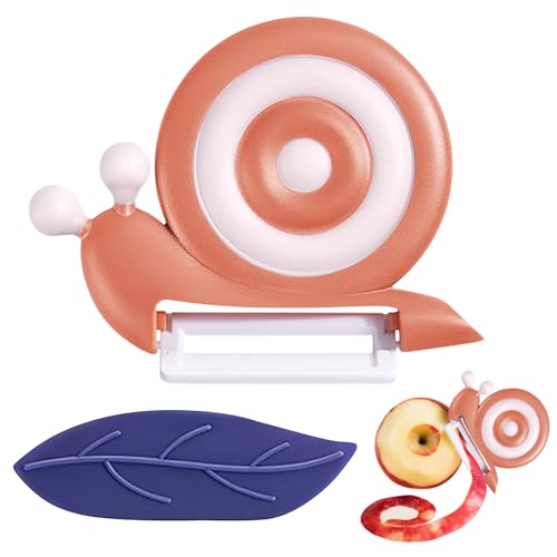 Alovez SparschäLer Schnecke, Sparschäler Kinder, Tragbarer Sparschäler, SchäLer Keramik KinderschäLer, Universalschäler Gemüseschäler mit Rutschfesten Griff Alovez SparschäLer Schnecke, Sparschäler Kinder, Tragbarer Sparschäler, SchäLer Keramik KinderschäLer, Universalschäler Gemüseschäler mit Rutschfesten Griff von Alovez