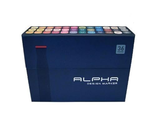 Alpha Design Marker 36er Set von Alpha Design Marker