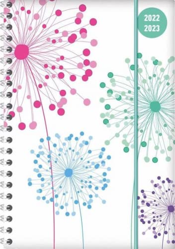 Collegetimer Blowballs 2022/2023 - Schüler-Kalender A5 (15x21 cm) - Pusteblume - Ringbindung - Weekly - 224 Seiten - Terminplaner - Alpha Edition (Collegetimer A5 Ringbuch) von Alpha Edition
