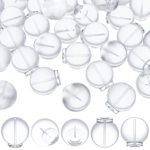 Alpinleux Undurchdringliche, weiche Sicherheitsverschlüsse, sichere transparente Gummi-Ohrring-Verschlüsse, TPE-Material, Verschlüsse für Ohrringpfosten (6,5 mm), 30 Stück von Alpinleux