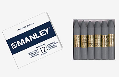 MANLEY 72 – Wachsmalstifte, 12 Stück von Alpino