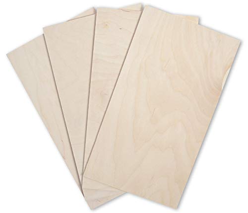 9 mm Multiplexplatte Zuschnitt Sperrholz-Platten Holz Massiv Naturfarbe unbehandelt (Breite 30 cm, Länge 100 cm) von Alsino