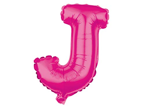 Alsino XXL Folienballons Luftballon Heliumballon Buchstabenballon A-Z pink 80 cm Party Geburtstag Hochzeit, Variante wählen:BAL-231 Buchstabe J von Alsino