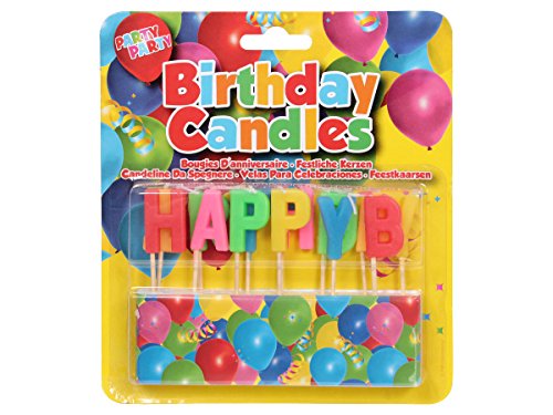 Happy Birthday Kuchen Geburtstagsdeko P812016 Torte Deko Geburtstag Kerzen von ALSINO von Alsino