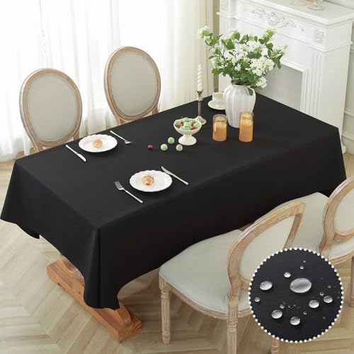 Alsoo Quadratische Tischdecke, wasserdicht, strukturierte Tischdecke für rechteckige Tische, auslaufsicher und knitterfrei, Tischdecke für Esstisch, Küche, Partys und Feiertage, 152,4 x 152,4 cm Alsoo Quadratische Tischdecke, wasserdicht, strukturierte Tischdecke für rechteckige Tische, auslaufsicher und knitterfrei, Tischdecke für Esstisch, Küche, Partys und Feiertage, 152,4 x 152,4 cm von Alsoo