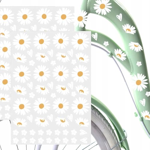 Altaroo 2 Stück Fahrrad Sticker Gänseblümchen, Aufkleber Fahrrad 29 x 21 cm, Aufkleber Blumen, Auto Aufkleber für Roller Notebook Laptop Altaroo 2 Stück Fahrrad Sticker Gänseblümchen, Aufkleber Fahrrad 29 x 21 cm, Aufkleber Blumen, Auto Aufkleber für Roller Notebook Laptop von Altaroo