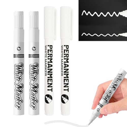 Altaroo 4 Stück acrylstifte weiß, permanent marker weiß Altaroo 4 Stück acrylstifte weiß, permanent marker weiß von Altaroo