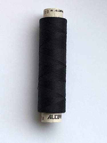Deutsches Qualitäts Naehgarn 200m schwarz Synalin Maschinengarn Allesnäher Polyester von Alterfil
