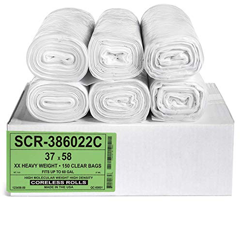 Aluf Plastics Müllbeutel, 200 Stück, Source Reduction Serie, hohe Dichte, 22 Mikrometer, geeignet für Zuhause, Büro, Badezimmer, Papier, Styropor Aluf Plastics Müllbeutel, 200 Stück, Source Reduction Serie, hohe Dichte, 22 Mikrometer, geeignet für Zuhause, Büro, Badezimmer, Papier, Styropor von Aluf Plastics