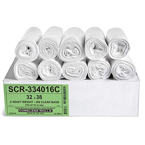 Aluf Plastics Müllbeutel mit hoher Dichte, 16 Mikrometer, geeignet für Zuhause, Büro, Badezimmer, Papier, Styropor, 250 Stück Aluf Plastics Müllbeutel mit hoher Dichte, 16 Mikrometer, geeignet für Zuhause, Büro, Badezimmer, Papier, Styropor, 250 Stück von Aluf Plastics