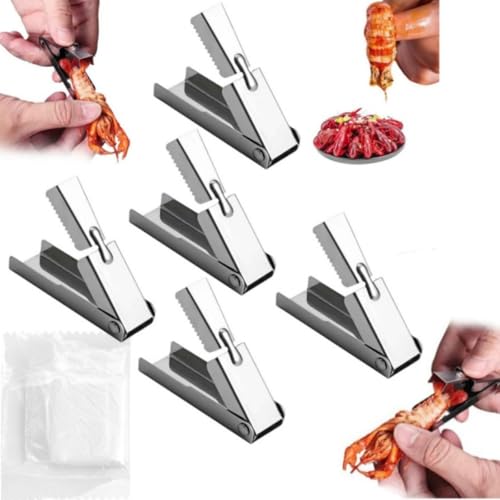 Alula777 Flusskrebsschäler für Krebse und Meeresfrüchte, 5 Stück Alula777 Flusskrebsschäler für Krebse und Meeresfrüchte, 5 Stück von Alula777