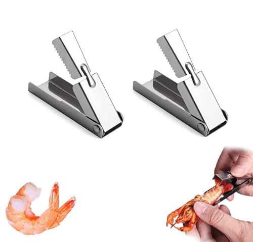 Alulayu 2025 New Stainless Steel Crawfish Peeler Tool, Crawfish Tail Remover Tool, Crayfish Shelling Device Seafood Tool for Quick Shelling Shrimp & Crawfish for Families and Restaurants (6) von Alulayu