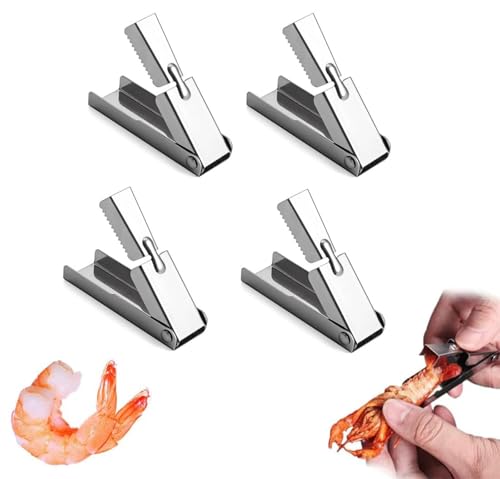 Alulayu 2025 New Stainless Steel Crawfish Peeler Tool, Crawfish Tail Remover Tool, Crayfish Shelling Device Seafood Tool for Quick Shelling Shrimp & Crawfish for Families and Restaurants (6) von Alulayu