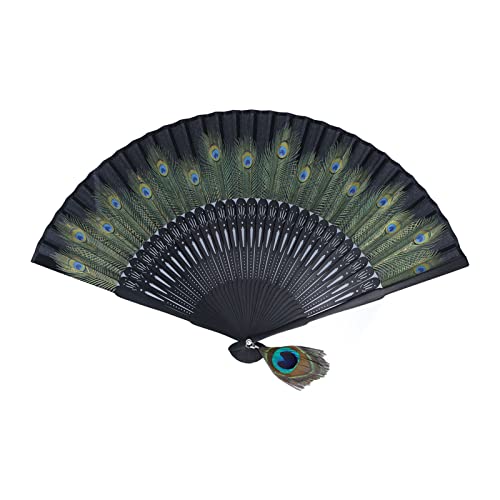 Alvinlite Handfächer, Faltfächer Handfächer, Elegante Chinesische Japanische Vintage-Fächer aus Bambusseide, Vintage-Handfächer Für Männer/Frauen, Festival, Tanz, Geschenk, Aufführung, Dekorationen Alvinlite Handfächer, Faltfächer Handfächer, Elegante Chinesische Japanische Vintage-Fächer aus Bambusseide, Vintage-Handfächer Für Männer/Frauen, Festival, Tanz, Geschenk, Aufführung, Dekorationen von Alvinlite