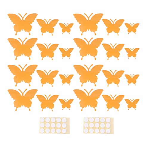 Alvinlite Leuchtende Aufkleber 3D-Schmetterlinge, dekorative Wandaufkleber, Abziehbilder, leuchtende Aufkleber, Wandtattoo für Kinderzimmer |Orange| Wandaufkleber Alvinlite Leuchtende Aufkleber 3D-Schmetterlinge, dekorative Wandaufkleber, Abziehbilder, leuchtende Aufkleber, Wandtattoo für Kinderzimmer |Orange| Wandaufkleber von Alvinlite