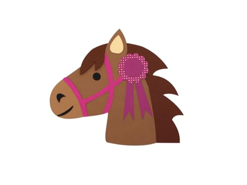 Always Amazing Pferde Einladungskarten Pink - 9er Bastelset von Always Amazing