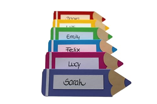 Tischkarten Stifte Bastelset - 6er Set Bunt von Always Amazing