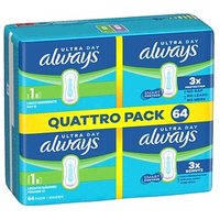 always Binden Ultra Day Normal mit Flügeln für Frauen, 64 St. von Always